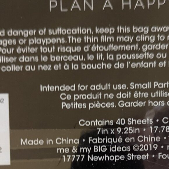 NWT Happy Planner 40 pgs 'Everyday' Classic Rainbow Sheet Filler Paper Pack NEW - Picture 7 of 8